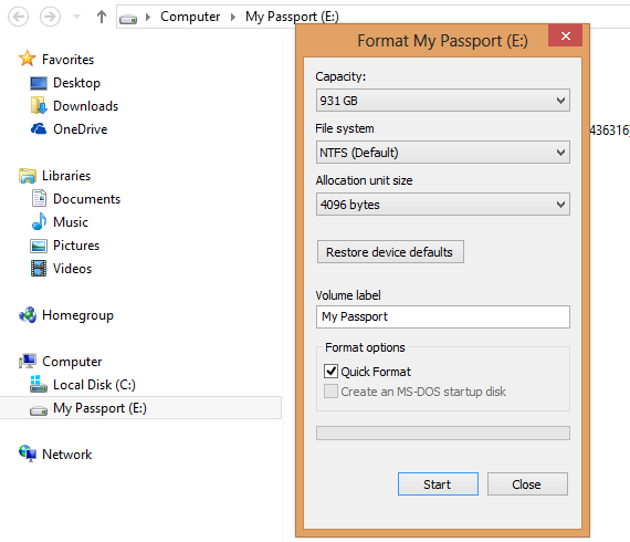 what to format external drive for mac and windows